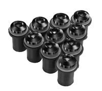 10 Pièces M5 Pare-brise Pare-brise Déflecteurs De Vent Boulons Kits Pour ZX6R ZX-6R ZX 6R ZX7R ZX9R ZX10R ZX-10R ZX12R ZX14R ER5 Vis Écrous(Noir)