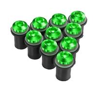 10 Pièces M5 Pare-brise Pare-brise Déflecteurs De Vent Boulons Kits Pour ZX6R ZX-6R ZX 6R ZX7R ZX9R ZX10R ZX-10R ZX12R ZX14R ER5 Vis Écrous(VERT)
