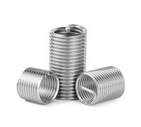 10 pièces M8 * 0,75/1, 1D ~ 3D 304 fil d'acier inoxydable manchon d'insertion douille vis bobine écrou de réparation - attaches industrielles(M8x1.0x2.5D)