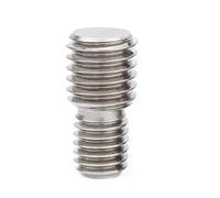 10 pièces mâle à mâle M3 à M4 à M6 à M8-20 304 adaptateur de filetage en acier inoxydable filetage extérieur Double tête transfert vis boulon(M6x20-M8x20)