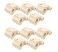 10 Pièces Manivelle de Ventilateur de Table PP Beige | Pièce de Rechange Intérieure, Compatible Ventilateurs Tour et Modèles Portables, Installation Simple, Réduit les Blocages