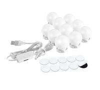 10 Pièces Maquillage Miroir Vanité Lumière Led Ampoules Kit De Lampe Éclairé Maquillage Miroirs Lumières Cosmétiques