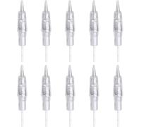 10 Pièces Maquillage Permanent Aiguilles De Tatouage Microblading Jetables Pour Machine De Maquillage Permanent Tatouage Sourcil Eye-Liner Contour Des Lèvres