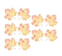 10 Pièces Marque-page Feuille D’érable en Acrylique Rouge
