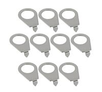 10 pièces marqueurs de Position de bouton de guitare indicateurs métalliques potentiomètre de guitare pointeurs Pad adapté pièces de rechange de guitares électriques