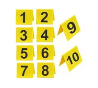 10 Pièces Marqueurs De Preuves Médico-légales Portables Idéaux Pour Les Reconstitutions De Scènes De Crime Et Les Activités Éducatives Accessoires En Plastique Conviviaux Marqueurs De Scène De Crime