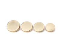 10 pièces matériel de couture accessoires de couture, boutons de manteau, boutons de chemise pour femmes, boutons en métal noir doré pour vêtements, doré, 10 mm,Or,10mm