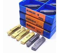 10 pièces MGMN500/400/300/250 M MGMN200/150-G NC3030/NC3020/PC9030 Inserts de rainurage en carbure outils de tournage CNC lame de rainurage de tour de coupe(MGMN150-G,NC3030)