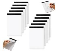 10 Pièces Mini Bloc-Notes de Rechange, Petit Bloc-Notes de Remplacement A7 | Bloc-Note de Remplacement A7, Petits Bloc-Notes A7 Détachables, 50 Feuilles Par Carnet,Convient à La Maison, à L'école,Bureau