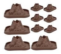 10 pièces Mini coquilles de Volcan réutilisables pour Les éruptions scientifiques de Bricolage, kit modèle Volcan pour Les Enfants 4 à 6 Ans, activités d'apprentissage créatives, expéri