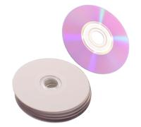 10 Pièces Mini Disque CD Vierge 8cm 1,4 Go Imprimable | Musique et Voix, Compatibilité Large, Plastique Blanc, Format Compact 3 Pouces, Usage Créatif