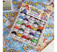 10 pièces Mini figurine Pokémon Pokeball 5 cm, Balle de transformation de monstres de poche, Cadeaux de fête, Jouets de fête, Cadeaux de Noël et d'Halloween, Fournitures de fête [Légers défauts de sur