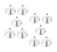 10 Pièces Mini Porte Drapeaux de Table avec Base Ronde Support de Drapeaux pour Fête et Décoration Intérieure