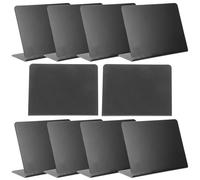 10 Pièces Mini Tableau Noir Acrylique Effaçable Réutilisable | Léger, Multifonction et Créatif, pour Bureau ou Bar, Noir, Tableau Mémo Pratique