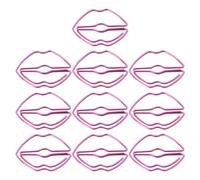 10 Pièces Mini Trombones de Lèvres, Alliage Rose | Accessoire Créatif, Usage pour Notebooks et Scrapbooks, Lot Pratique, Style Tendre et Discret
