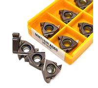 10 pièces MMT16ER AG60 VP15TF UE6020 US735 outil de tournage de fraisage d'extrémité interne MMT 16ER CNC Machine insérer outil de tournage en carbure d'aluminium(MMT16IR AG60 VP15TF)