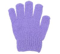 10 Pièces Moufles de Gommage de Bain à Cinq Doigts en Nylon | Corps et Poitrine, Retire les Peaux Ternes, Nettoyage sous L'eau, Couleur Pourpre, pour Adultes