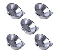 10 Pièces Moule à Tarte Aluminium Moule, Moules à Tarte Mini Moules à Muffins, Moules à Tarte aux Oeufs, Bricolage Moules à Cakes, Faciles à Nettoyer et Réutilisables, pour Pudding, Tartelettes