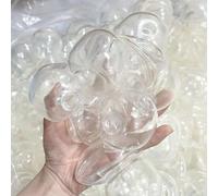 10 pièces Moules de moulage TRP pour bijoux sphériques, outils DIY pour la création de boules vides, jouet de décompression à rebond lent fait main 5cm