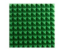 10 pièces Mousse de Panneaux acoustiques 50x50x5cm Plaque de Isolation phonique Traitement Acoustique pour Home Studio(Color:Vert)
