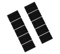 10 Pièces Mousse Insonorisante Basse Fréquence, Murs et Salle | Polyuréthane Noir, Montage en Angle, Créateurs de Contenu et Joueurs, Pratique Musicale, École