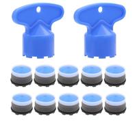 10 Pièces Mousseur Robinet, Aérateurs de Robinet, Filtre de Robinet, Economiseur d'Eau Bubbler pour Robinet,Aérateur Robinet M18.5 Pour Robinets, Convient à La Plupart Des Robinets