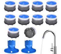 10 Pièces Mousseur Robinet Comprend 2 Clés Durable et Robuste Aérateur
