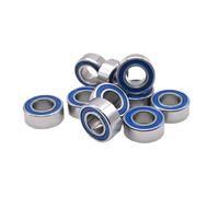 10 pièces MR105RS 5X10X4 Mm roulement ABEC-7 roulements à billes bleu scellé 608RS 6701RS 688RS 695RS MR1319RS MR128RS(MR84RS 4X8X3)