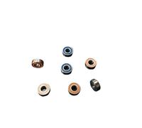 10 pièces MR115RS portant 5x11x4mm ABEC-7 électrique RC voiture camion MR115 RS 2RS roulement à billes MR115-2RS joint Orange/bleu(Orange,10pcs)