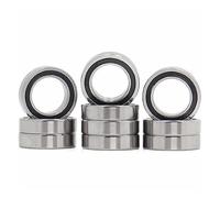10 pièces MR1610RS portant 10x16x4mm ABEC-3 for passe-temps électrique rc voiture camion 6700-16 RS roulements à billes 1610-2RS noir scellé Accessoires