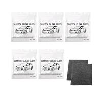 10 pièces Nano chiffon scintillant multi-usages chiffon de réparation de rayures de voiture pour réparer les peintures à rayures légères soin de la peinture nettoyage de voiture