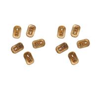 10 Pièces NFC Flash Nail Sticker LED Puce Nue Intelligente Lampe à Ongles Lumineux Nail Sticker Amélioration, Lumière Blanche