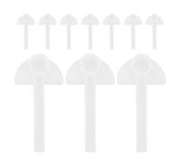 10 Pièces Nourrisseur D'apiculteur, Plastique Blanc | Réutilisable, Installation Rapide, Limite le Surdosage, pour Ruches, Colonies, Jardins et Petits Espaces