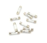 10 pièces nouveau 6 * 25mm fusible en céramique Tube fusible 6x25mm fusible en céramique à soufflage rapide 250V 1A fusible Câblage de protection