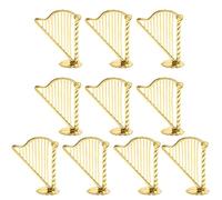 10 Pièces Ornement Suspendu de Lyre Modèle Décoratif D’Instrument