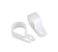 10 pièces/pack collier de serrage en plastique boucle de fixation de tuyau réglable fixe serré raccords de serrage de câble(UC-6(1 25.4mm))