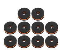 10 Pièces Pads de Batterie en Feutre pour Kit de Lot de Dix