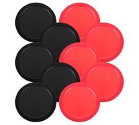 10 Pièces Palet de Hockey sur Table 64mm en Plastique, Rond