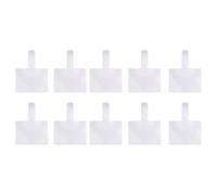 10 pièces palettes de réponse double face portables petits tableaux blancs signes effaçables palettes d ' enchères pour bureau salle de classe preneur de notes léger