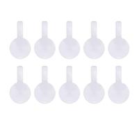 10 pièces palettes de réponse petits tableaux blancs double face portables ronds carrés signes palettes d ' enchères pour salle de ureau famille tableau d ' affichage