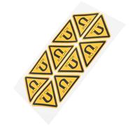 10 Pièces Panneau D'avertissement Champ Magnétique Sécurité | Papier Jaune, Installation Facile, Usage en Zones Dangereuses et Usines, Protection Claire