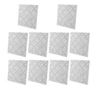 10 Pièces Panneau Insonorisant, Forme Diamant | Réverbération, Pose Murale Souple, pour Studio Podcast, Gym, Voix et Réflexions Micro