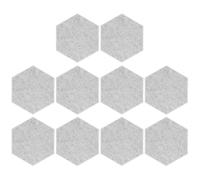 10 Pièces Panneaux Acoustiques Hexagonaux en Polyester | Décoration Intérieure, Faciles à Couper Façonner, Théâtre et Répétition
