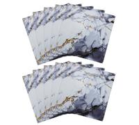 10 Pièces Panneaux Muraux PVC Marbre Autocollants | Finition Marbre Chic, Pose Rapide et Nettoyage Facile, pour Crédence et Mur Derrière Poêle