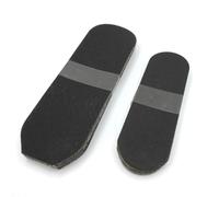 10 Pièces Papier de Verre Auto-adhésif Noir pour Pédicure, Petit