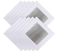 10 Pièces Patch de Réparation de Mur en Aluminium Patchs Auto-Adhésive 10cm x 10cm, Plaques de Réparation de Trous de Cloison Sèche Patchs de Réparation de Mur en Aluminium