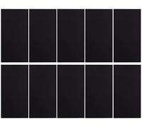 10 Pièces Patchs de Réparation Patch Appliqué Patch Auto-adhésif, Grand Patch de Réparation pour Doudounes Imperméables, Vestes, Coussin en Tissu de Sol, Sac, Parapluie, Noir