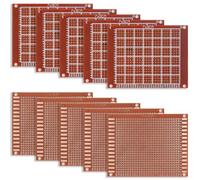 10 Pièces PCB Prototype Carte de Circuit Imprimé à Double Faces, Planche à Pain Universel, Kit de Carte de Circuit Imprimé pour Le Prototypage, Projets de Bbricolage - 9 * 7 cm