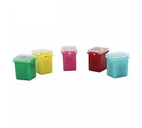 10 pièces PEC LPJ 20A 30A 40A 50A 60A assurance Auto carré fusible Tube étanche boîte à fusibles Câblage de protection (Color : 60a)