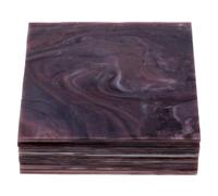 10 Pièces Peinture pour Vitraux, Petits Carreaux Décoratifs | Kit de Vitrail Prédécoupé, Motifs Uniques et Excellente Transmission Lumineuse, pour Espaces et Muraux D'église